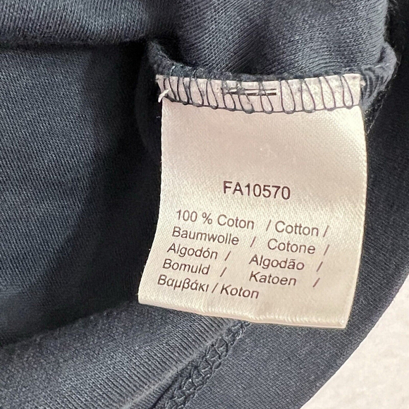 Lacoste Sport Navy Blue Short Sleeve Polo Shirt Size 5 / Large Casual - Picture 7 of 9